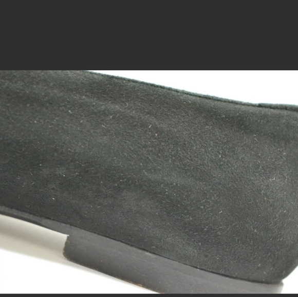 🥳HP🥳Hermes Authentic BlackSuede Flats size 5.5 - Picture 5 of 11